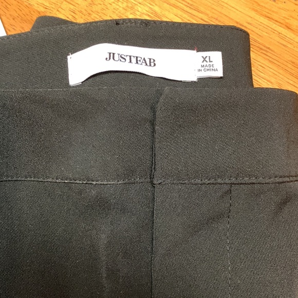 NWT JustFab black stripe pant 👀 - Picture 4 of 7